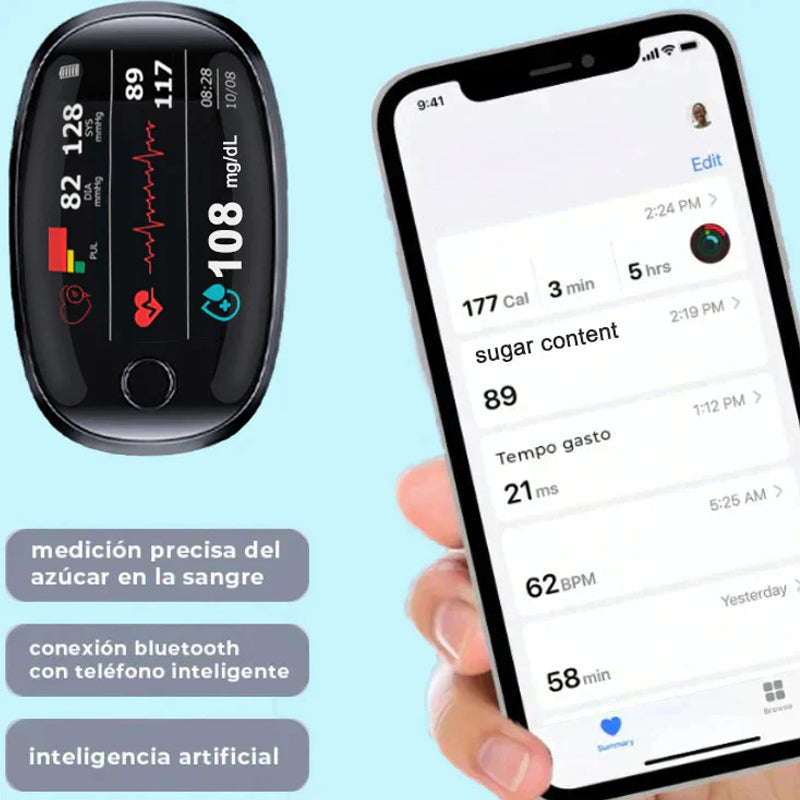 🔥Final 1 Hours – Limited Stock Left🏆KLENIMORE™ Non-Invasive Smart Blood Sugar Tracking Device 99.9% Accuracy (Mayo Clinic Recommended)