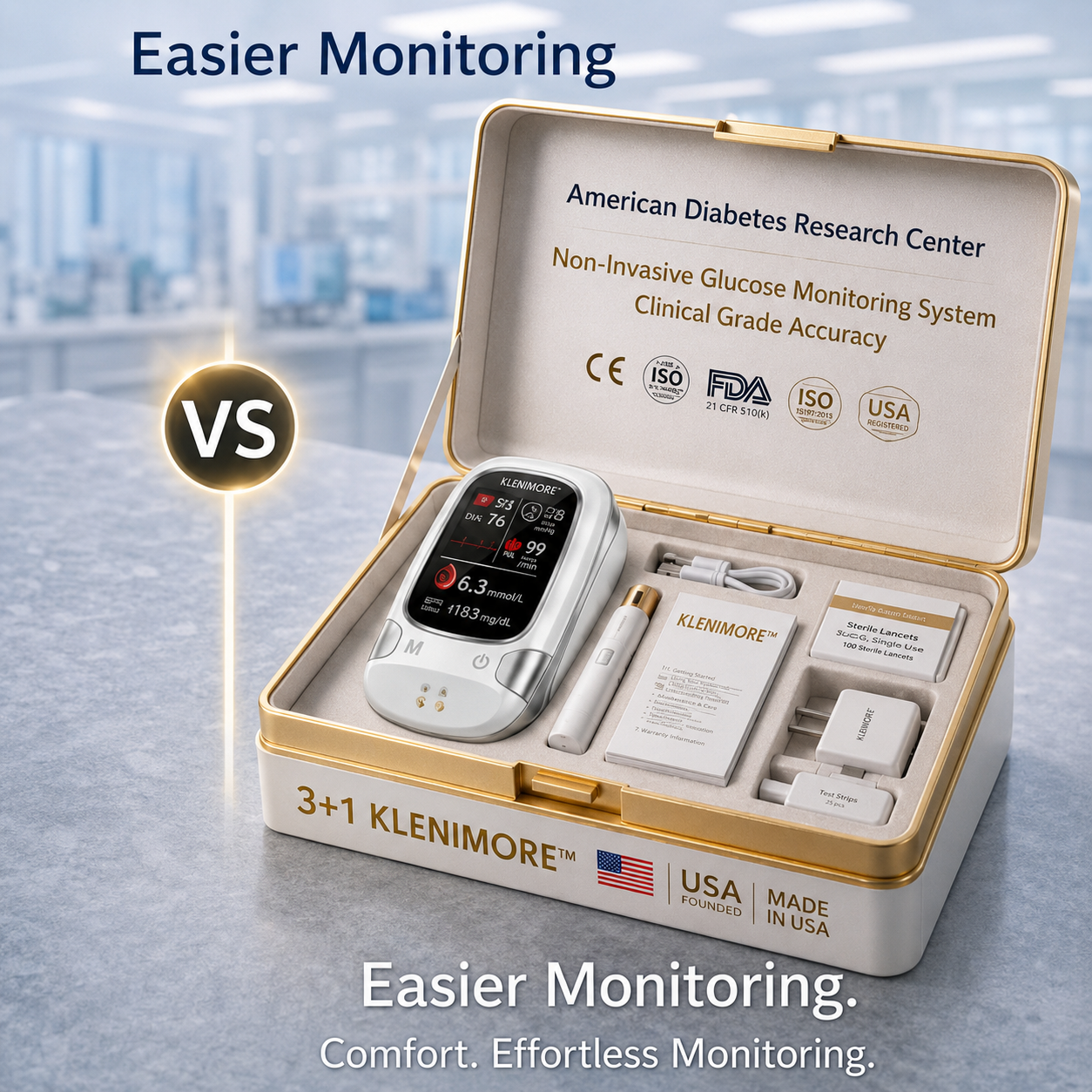 🔥Final 3 Hours: 70% OFF🏆Develops Newly Launched Non-Invasive Smart Blood Sugar Tracking Device✅TGA Approved