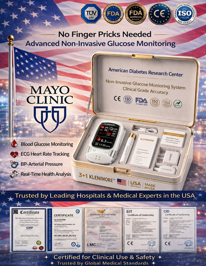 🔥Final 3 Hours: 70% OFF🏆Develops Newly Launched Non-Invasive Smart Blood Sugar Tracking Device✅TGA Approved