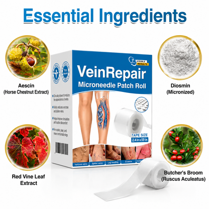 US✅🌱 VeinRepair Microneedle Patch Roll⚡Instant Relief, Long-Term Results