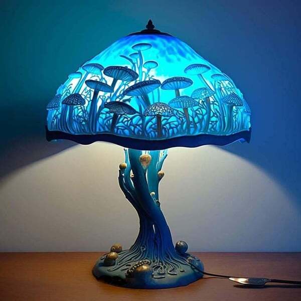 2024 Stained Glass Plant Series Table Lamp