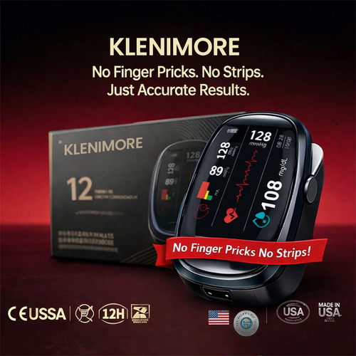 🔥Final 1 Hours – Limited Stock Left🏆KLENIMORE™ Non-Invasive Smart Blood Sugar Tracking Device 99.9% Accuracy (Mayo Clinic Recommended)