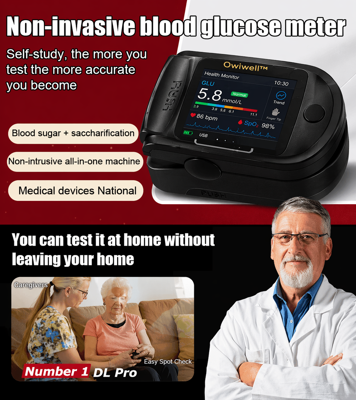 🩺Tannerihy™ Non-Invasive Blood Glucose Monitor | High-Precision 99.9% Accuracy | TGA Certified