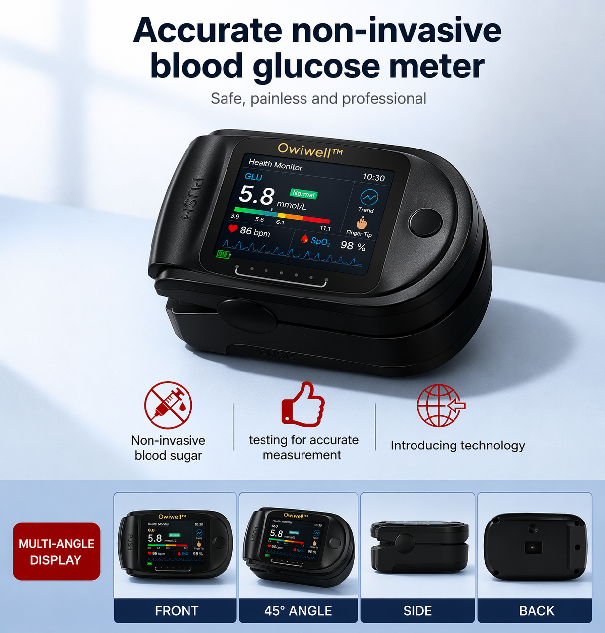 🩺Tannerihy™ Non-Invasive Blood Glucose Monitor | High-Precision 99.9% Accuracy | TGA Certified